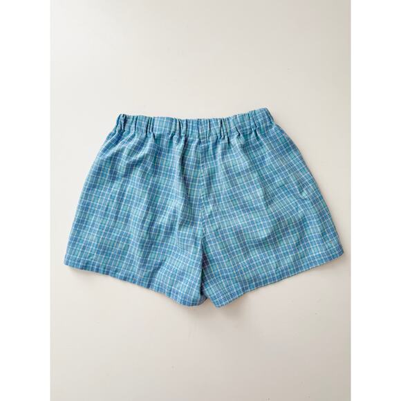 Brandly melville blue plaid boxer shorts - one size - Picture 2 of 4